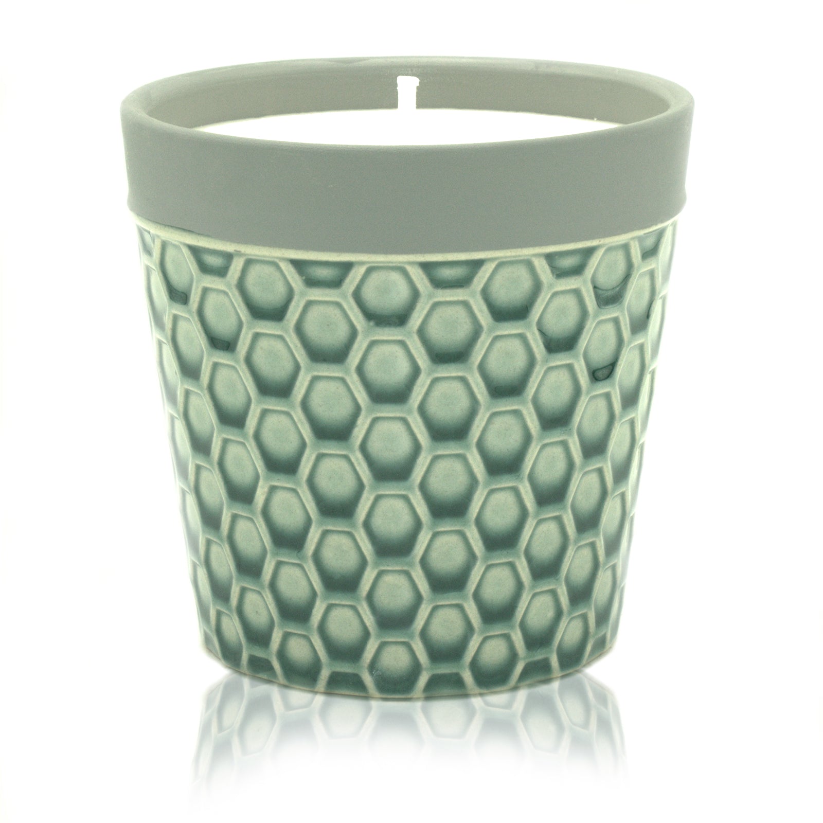 Fruit Basket soy wax candle in ceramic plant pot with fruity British fragrance
