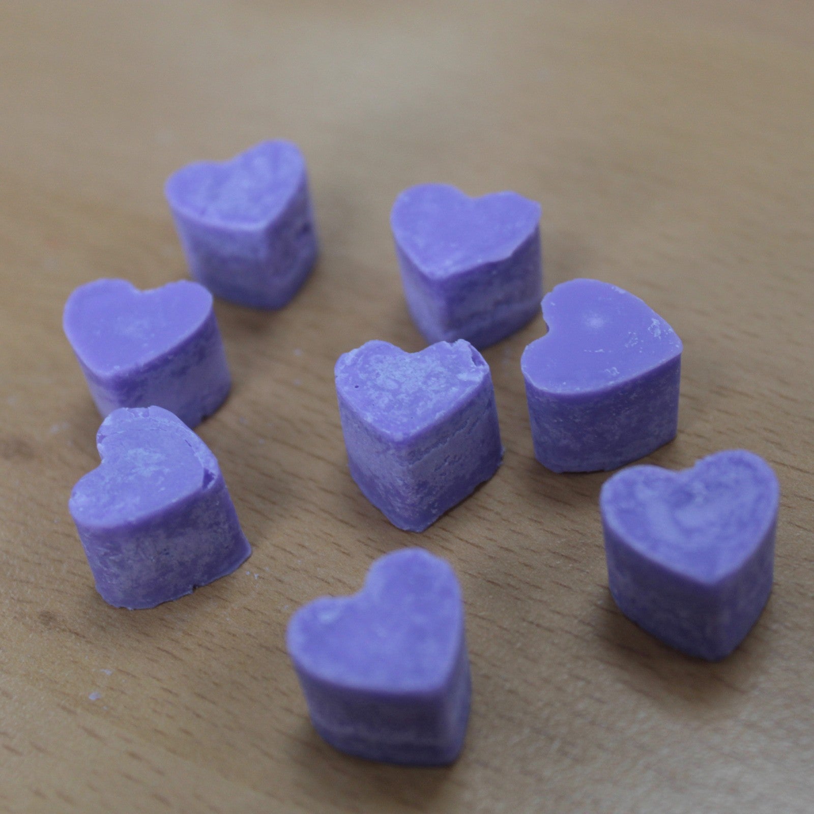 Lavender & Rosemary Aromatherapy Wax Melts in reusable glass jar – soy wax, approx. 14–18 hearts

