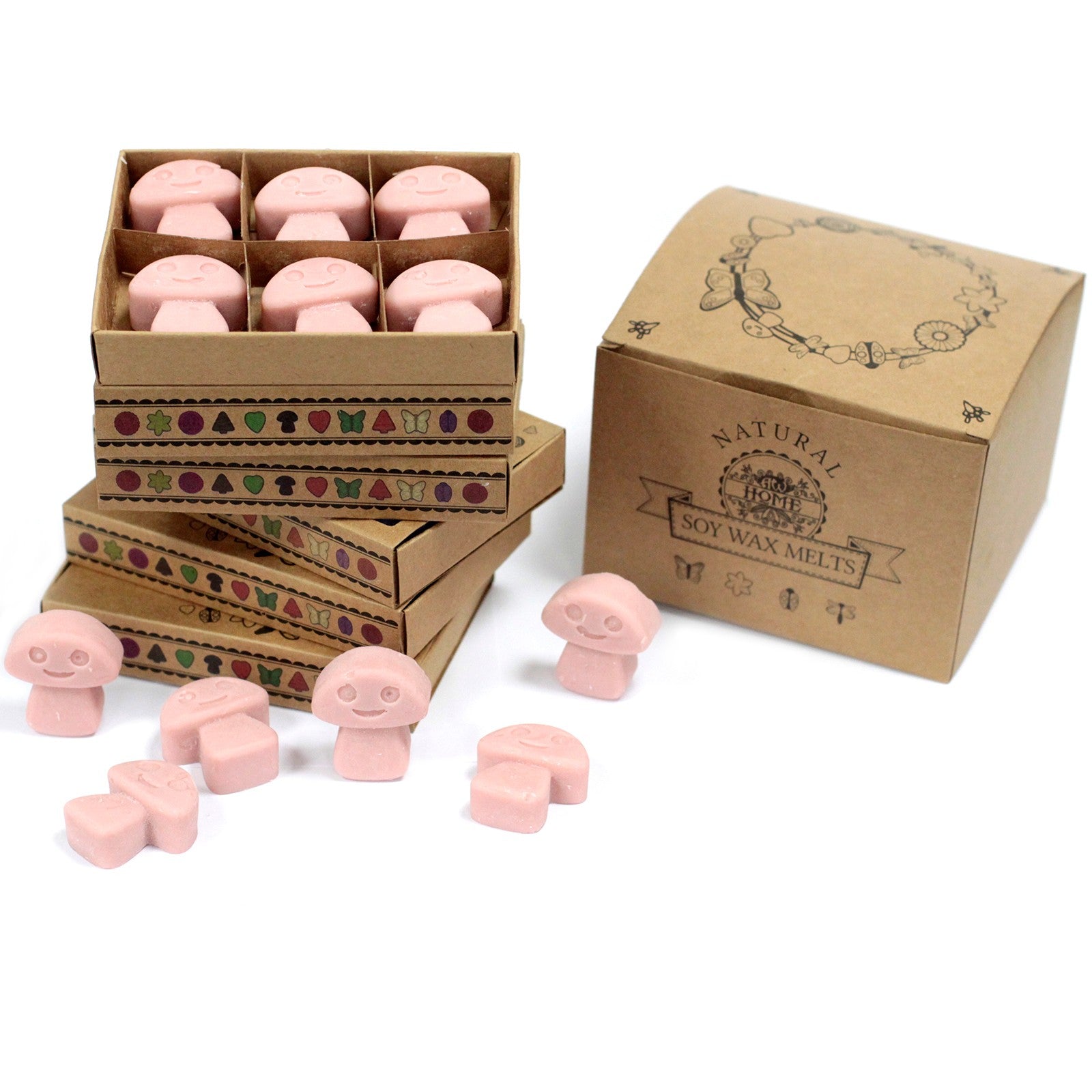 Box of 6 coffee-scented soy wax melts – large luxury café-style fragrance

