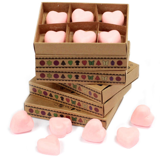 Box of 6 Dragon's Blood soy wax melts – large luxury earthy and mystical scent

