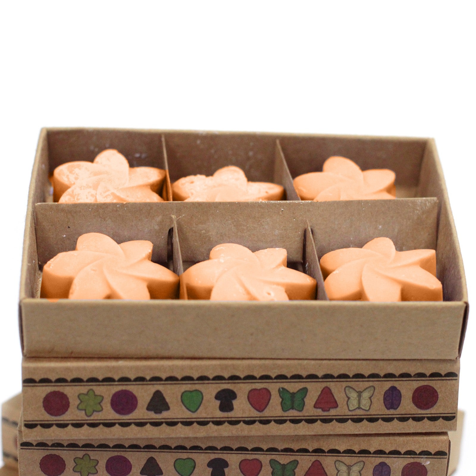 Box of 6 Mango Fruits soy wax melts – large luxury tropical sweet fragrance

