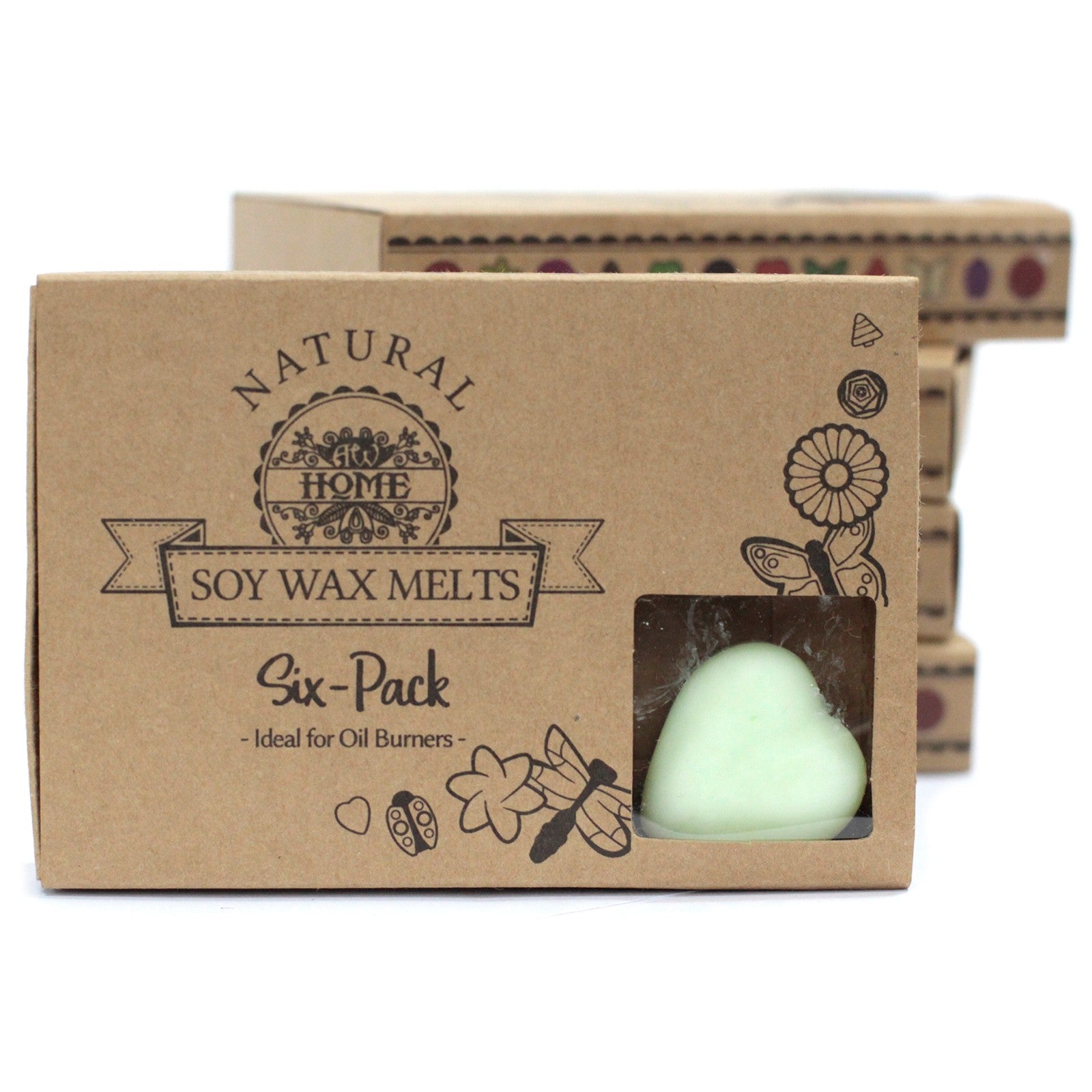 Box of 6 Watermelon Fresh soy wax melts – large luxury fruity summer fragrance

