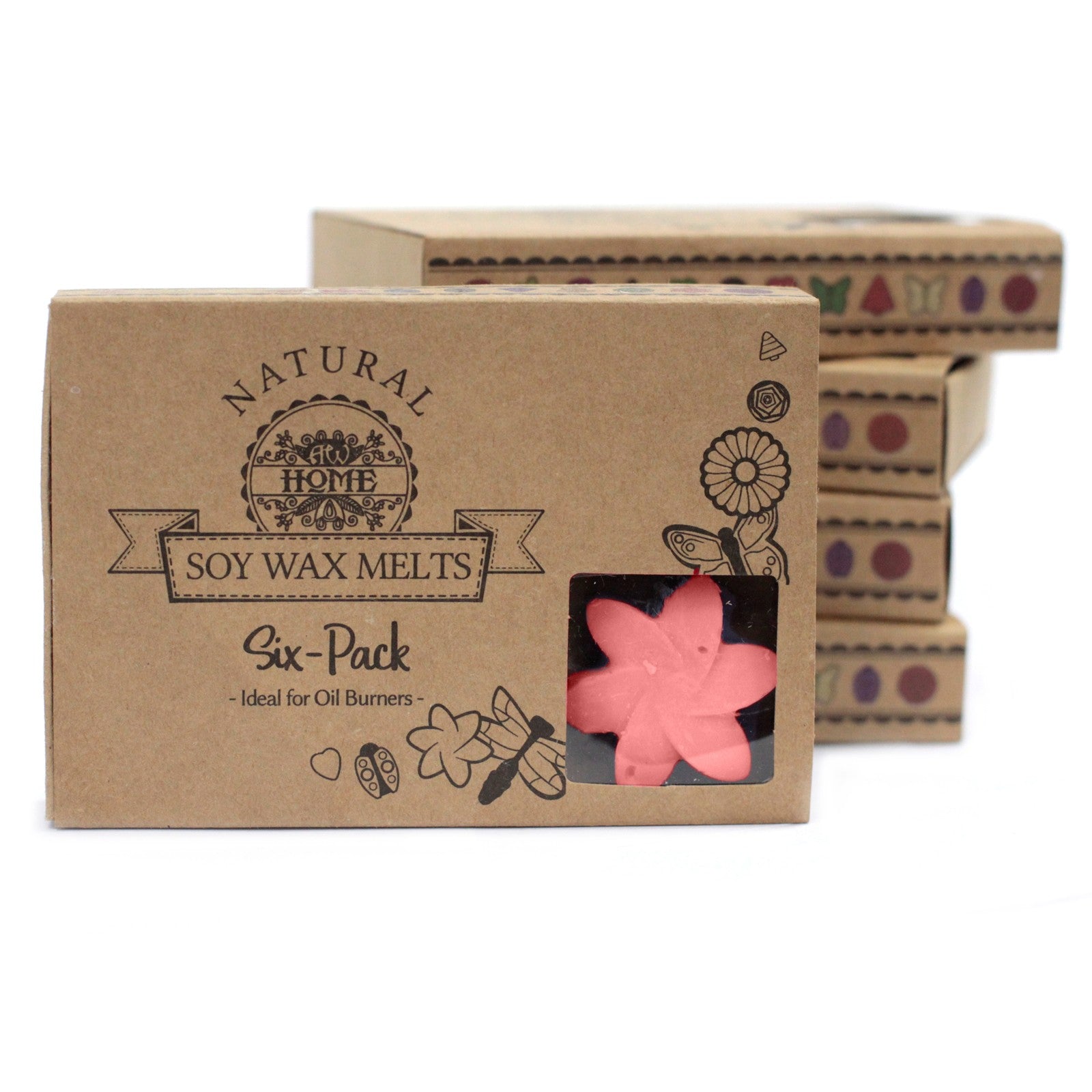 Box of 6 Japanese Magnolia soy wax melts – large luxury floral fragrance

