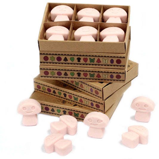 Box of 6 Dark Sandalwood soy wax melts – large luxury woody fragrance

