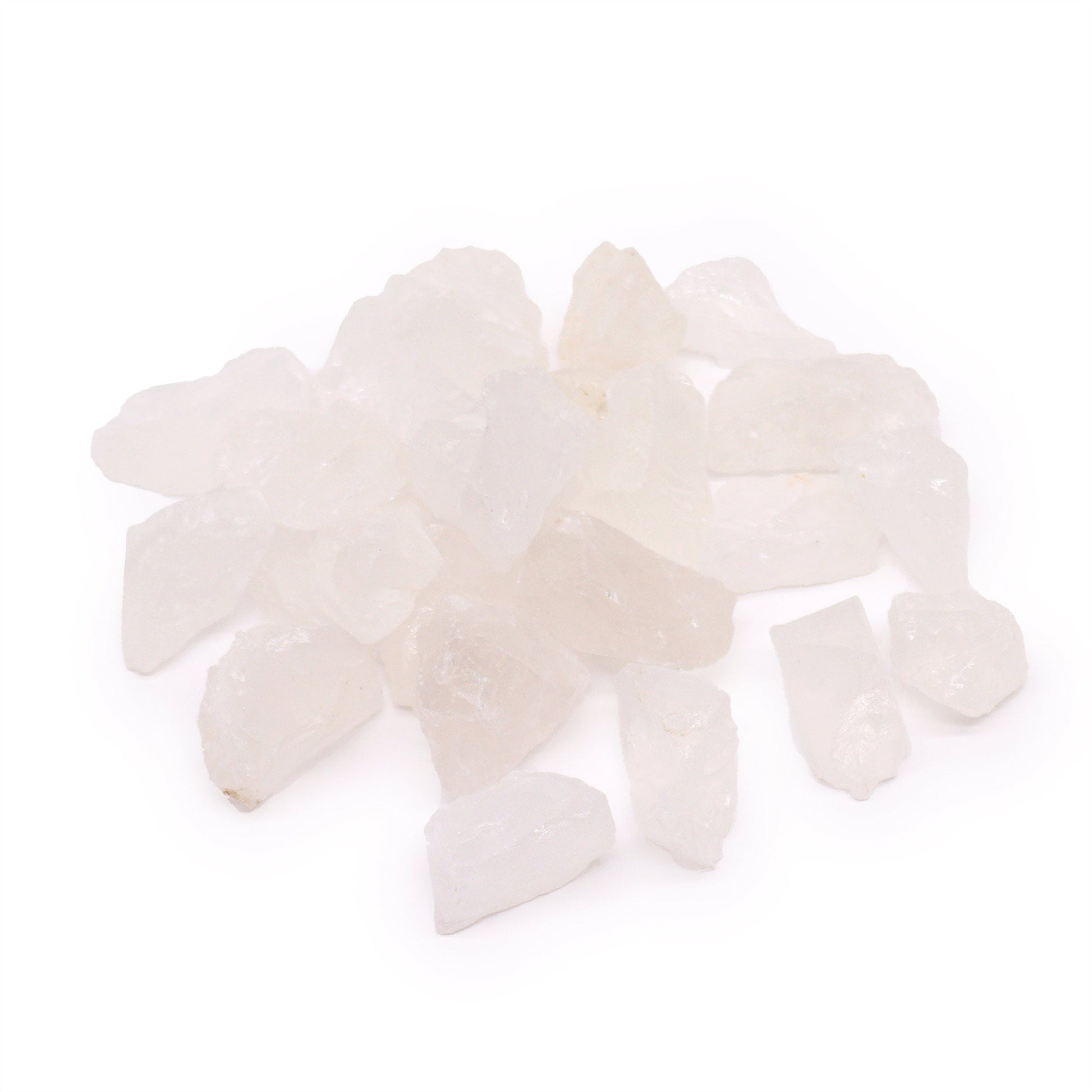 Raw Clear Quartz crystal – transparent rough stone for clarity and energy

