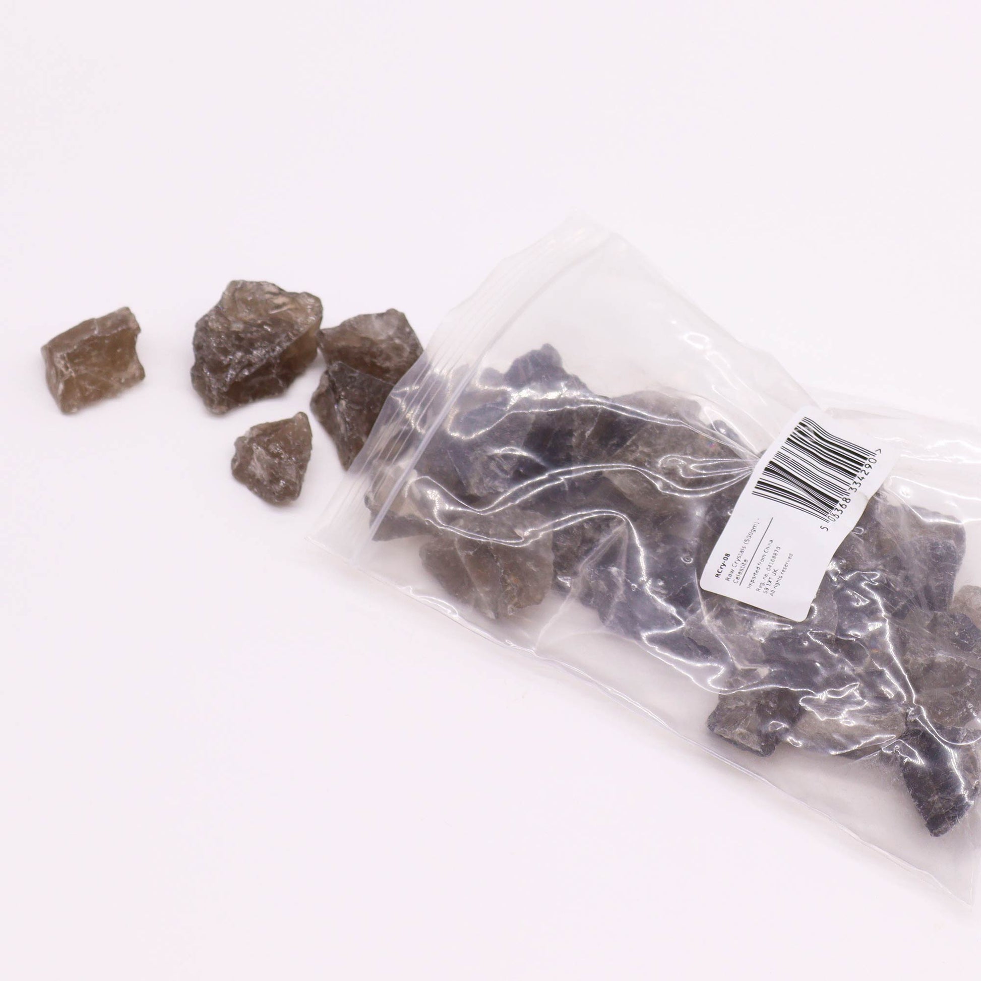 Raw Smoky Quartz crystal – smoky brown rough stone for grounding and release

