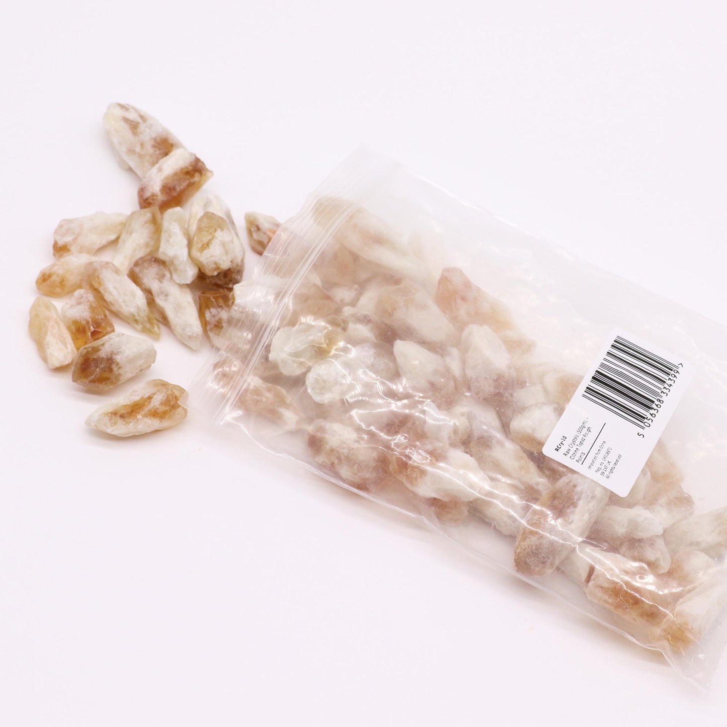 Citrine rough point – raw golden yellow crystal for abundance and confidence

