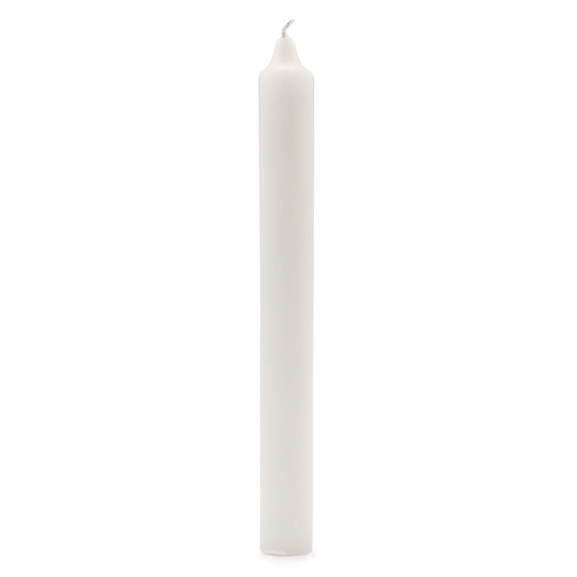 Rustic White British dinner candles – pack of 5

