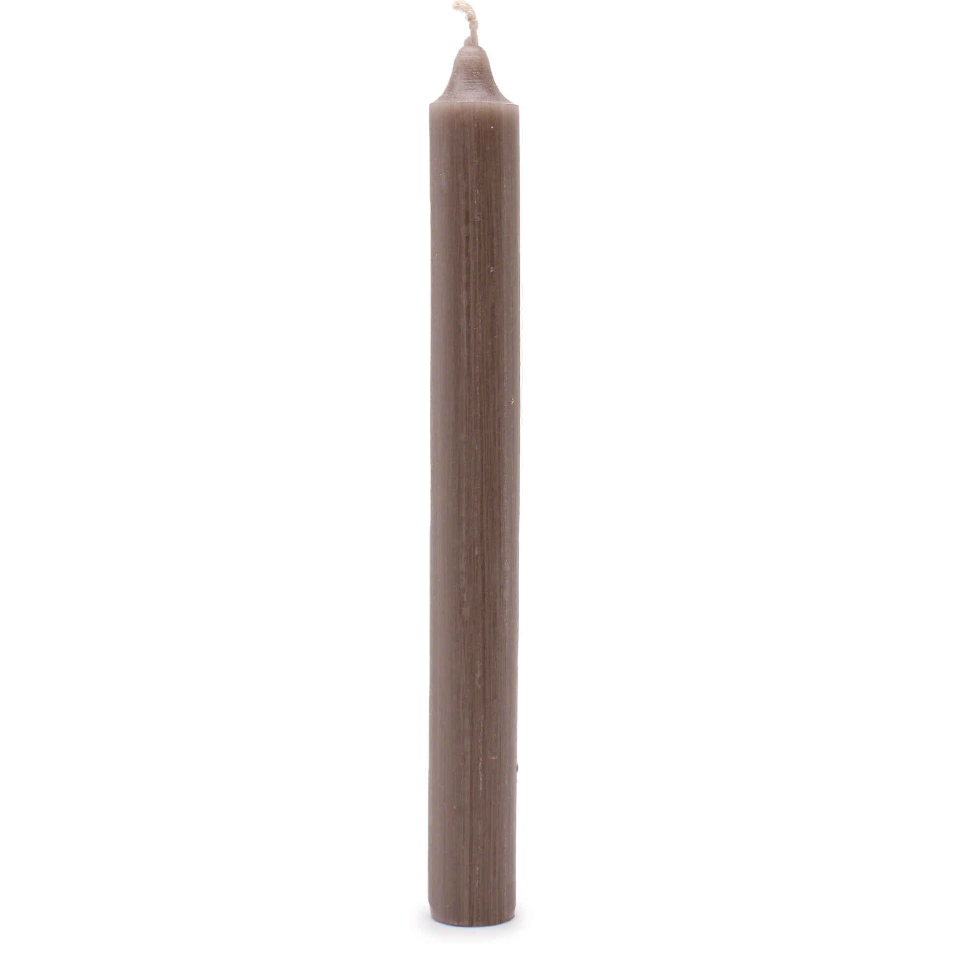 Rustic Taupe British dinner candles – pack of 5

