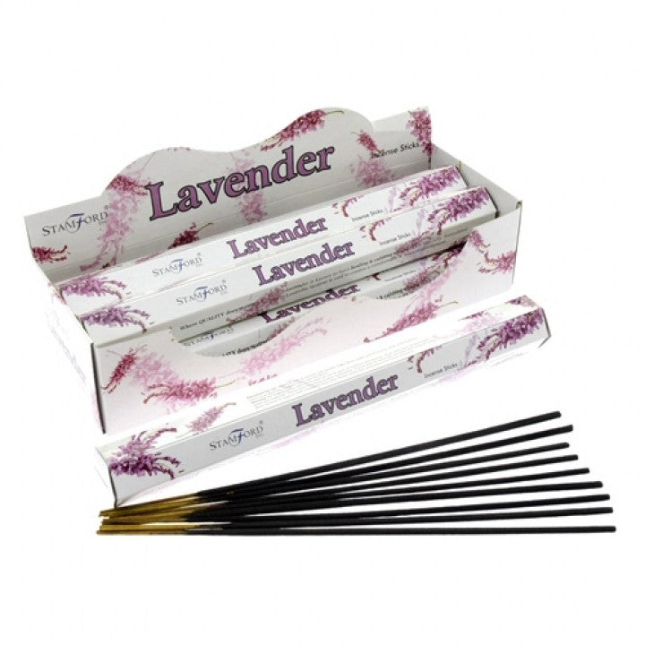 Stamford Premium Hex Incense Sticks – Lavender fragrance box and sticks

