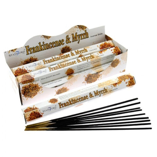 Stamford Premium Hex Incense Sticks – Frankincense & Myrrh box and sticks

