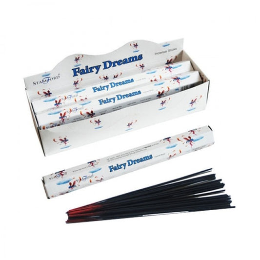 Stamford Premium Hex Incense Sticks – Fairy Dreams with vanilla fragrance box and sticks

