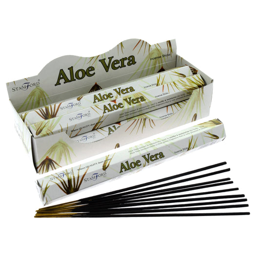 Stamford Premium Hex Incense Sticks – Aloe Vera fragrance box and sticks

