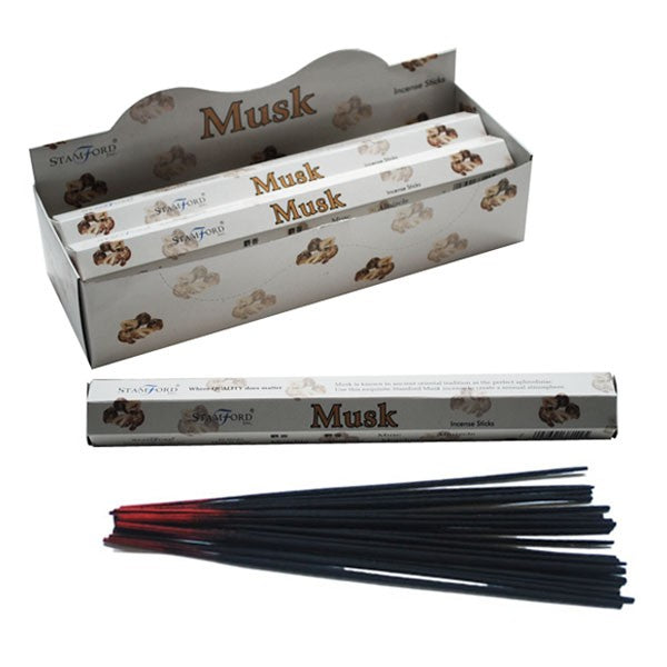 Stamford Premium Hex Incense Sticks – Musk fragrance box and sticks

