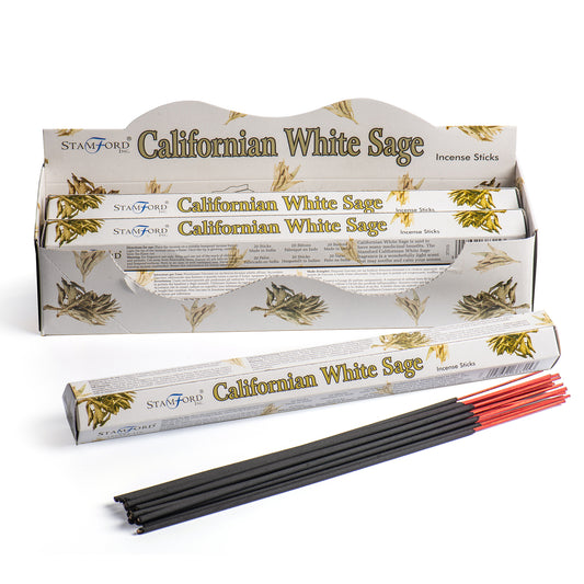 Stamford Premium Hex Incense Sticks – Californian White Sage box and sticks

