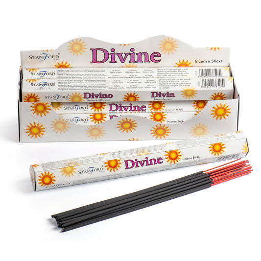 Stamford Premium Hex Incense Sticks – Divine with Musk and Patchouli fragrance

