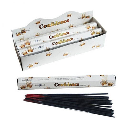 Stamford Premium Hex Incense Sticks - Confidence (20 Sticks) with Patchouli fragrance


