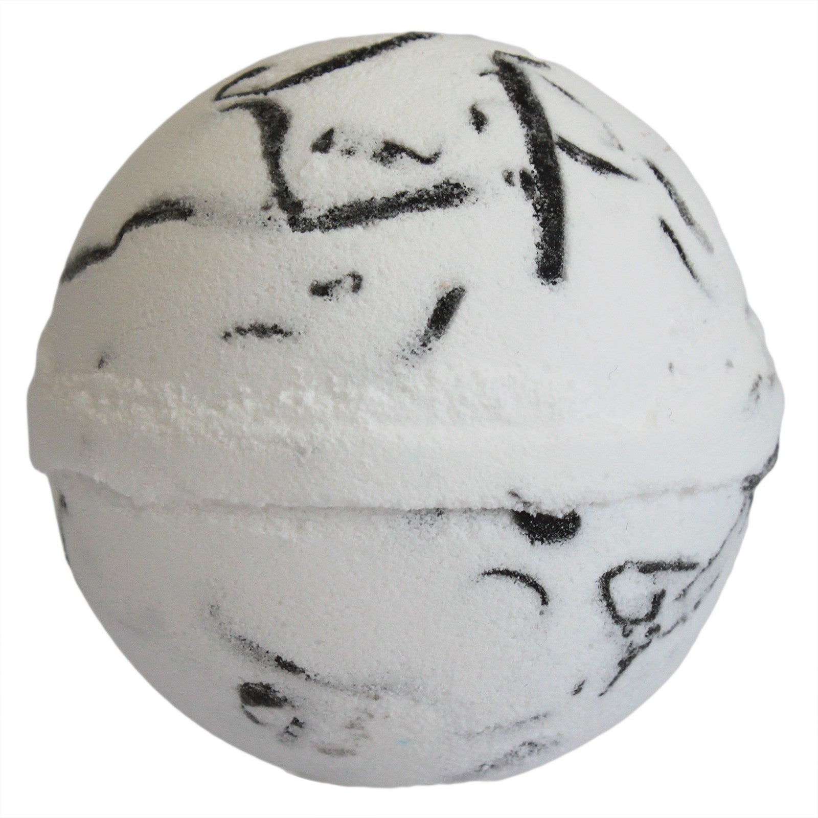 Tropical Paradise bath bomb with dragon fruit scent, coconut butter, and foaming soap peelings for an exotic soak.

